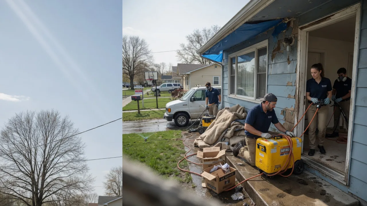 Basement Flood Cleanup in Stotts City, MO near me